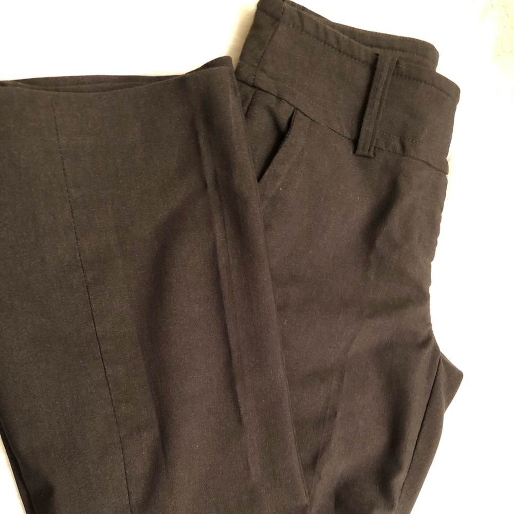 Dark grey work trousers